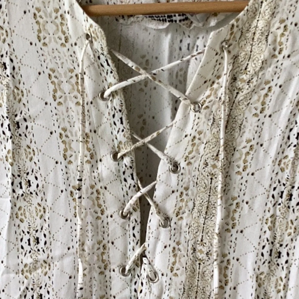 FAITHFULL THE BRAND Roman Mini Dress In Oasis Print Size Small - Picture 6 of 12